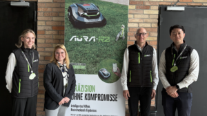 EGO Power+ präsentiert den neuen Mähroboter Aura R2 gemeinsam mit internationalen Unternehmensvertretern